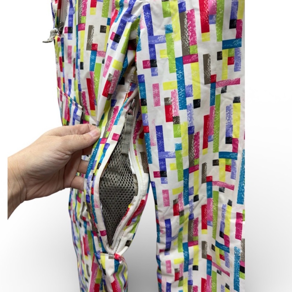 Burton DryRide Reflex Colorful Geometric Patterned Winter Ski Pants - Picture 4 of 6